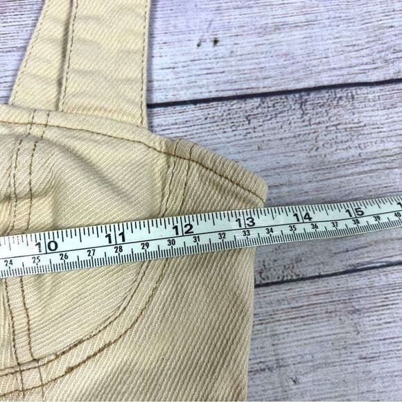 Urban Outfitters Golden Hour Denim Buckle Mini Dress Size XS - Picture 11 of 12